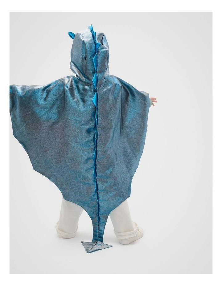 Dragon Costume in Blue Metalic image 2