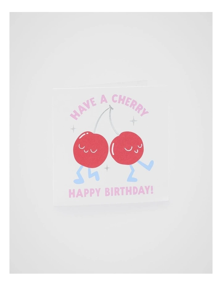 Have a Cherry Happy Birthday Card image 1