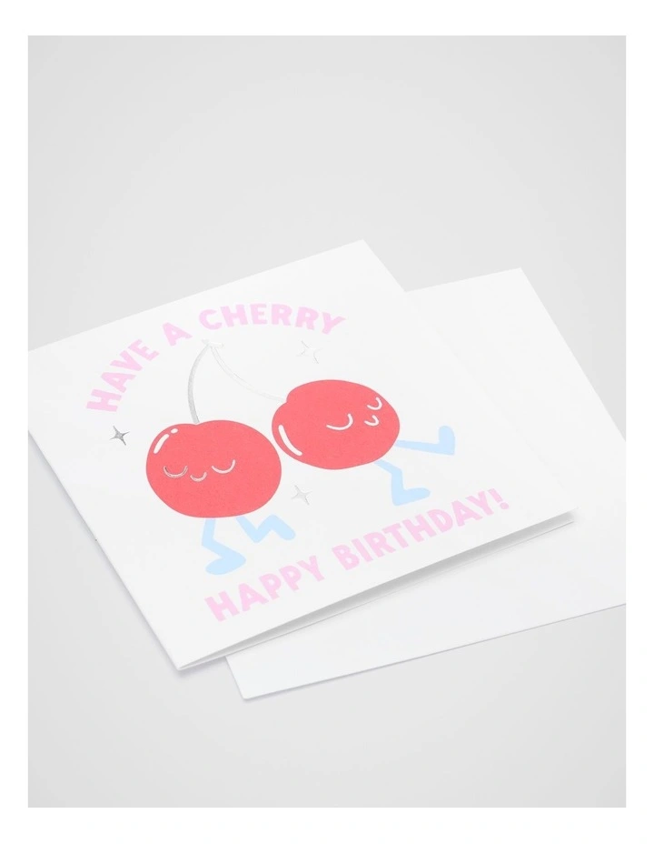 Have a Cherry Happy Birthday Card image 2