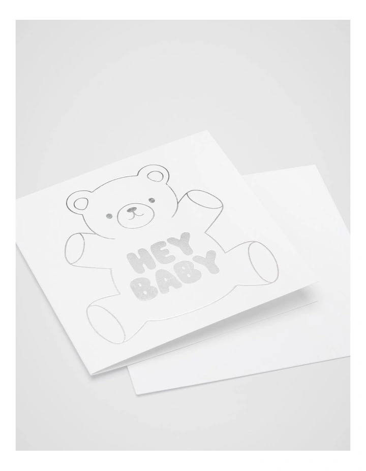 Hey Baby Teddy Card image 2
