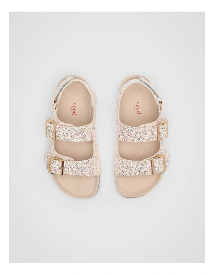 Twin Buckle Slide in Multi image 3