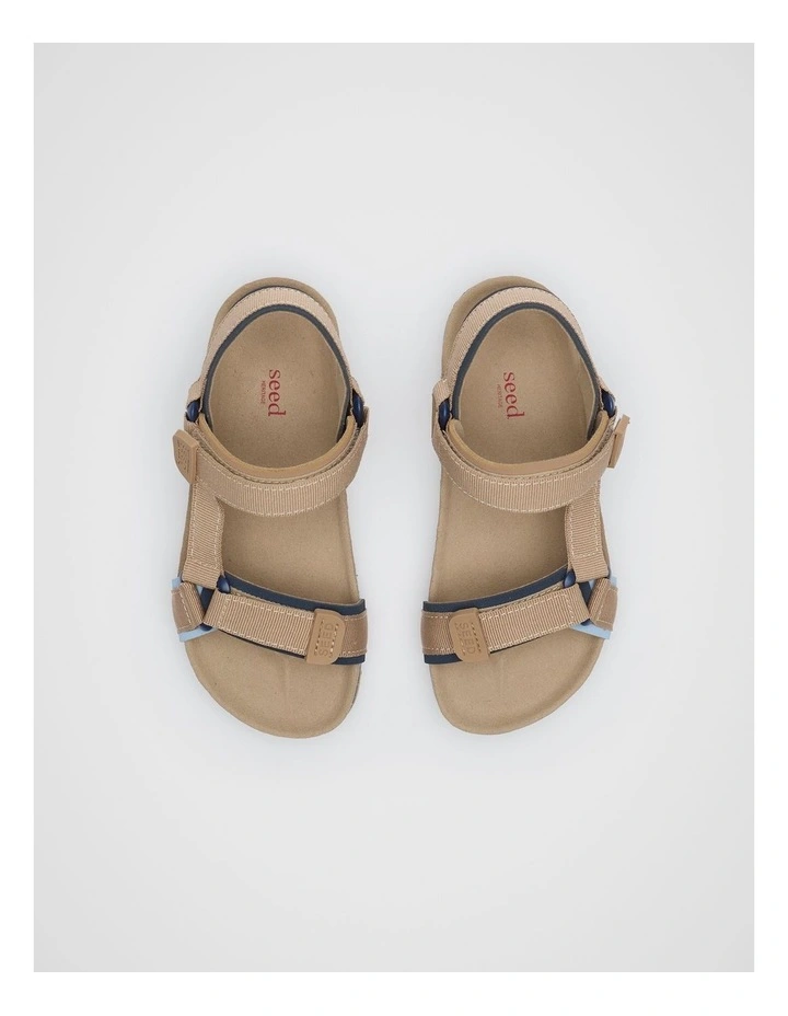 Footbed Trek Sandal in Biscotti image 3