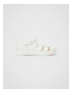 Mini Daisy Jelly Sandal in Canvas
