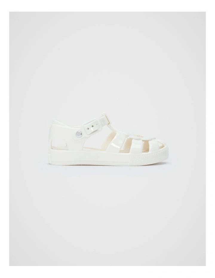 Mini Daisy Jelly Sandal in Canvas image 1