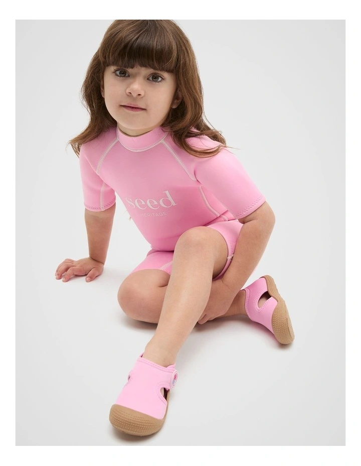 Aqua Shoes in Candy Pink image 2