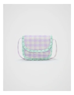 Quilted Ruffle Bag in Multi