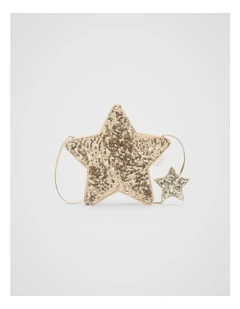Star Glitter Bag in Gold