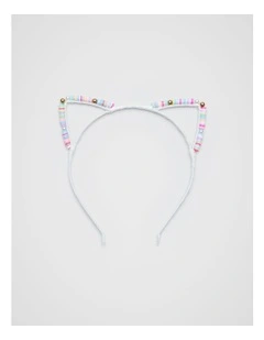Coloured Bead Ears Headband