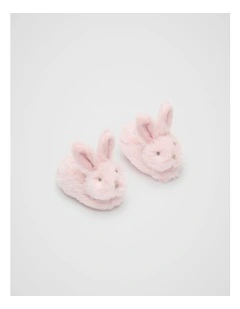 Some Bunny Loves You Booties in Pink