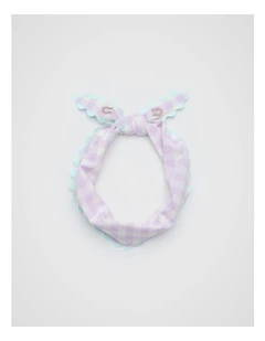Embroidered Neckscarf in Vintage Cream
