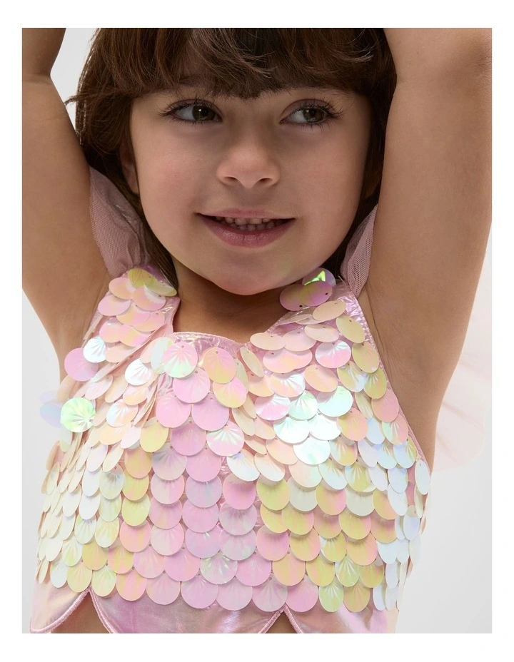 Mermaid Tail Costume in Cherry Blossom image 3