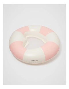 Heart Luxe Tube Pool Ring in Pink