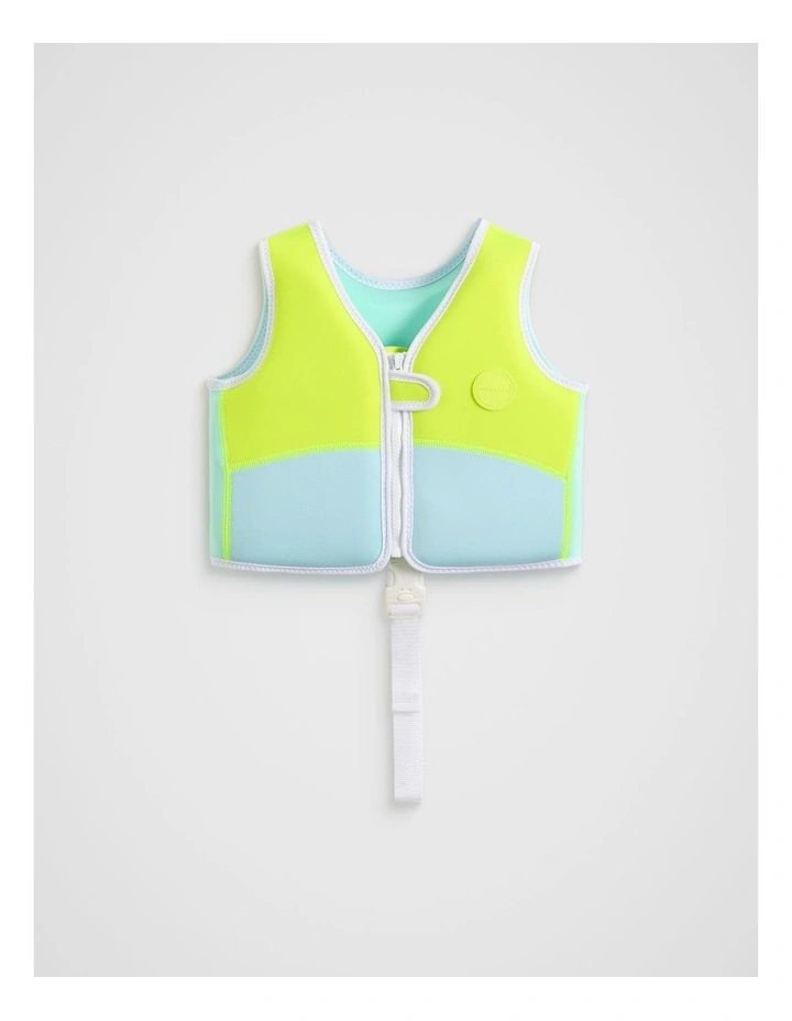 Salty The Shark Swim Vest in Multi image 1