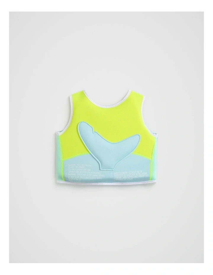 Salty The Shark Swim Vest in Multi image 2