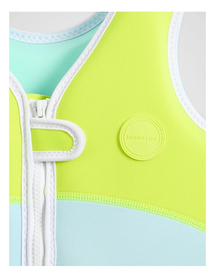 Salty The Shark Swim Vest in Multi image 3