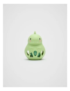 Dino Silicone Rattle