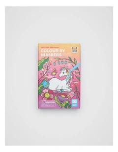 Colour by Numbers Unicorn Dreaming