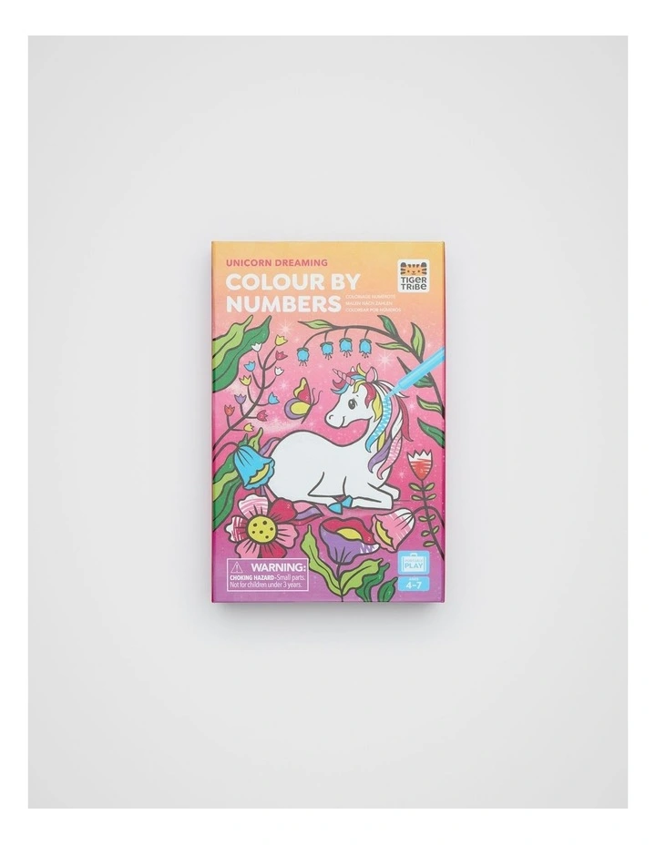 Colour by Numbers Unicorn Dreaming image 1