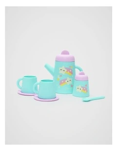 Silicone Tea Set Starlight Party in Pale Blue
