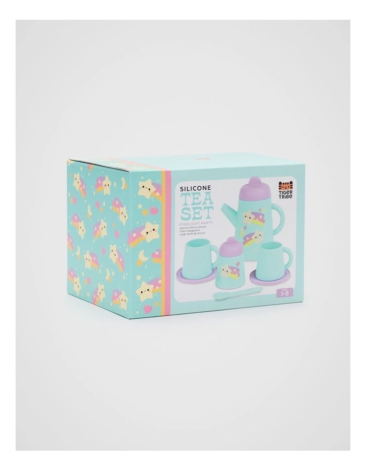 Silicone Tea Set Starlight Party in Pale Blue image 2