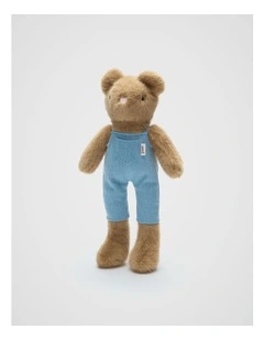 Mr Bear Denim Plush Toy