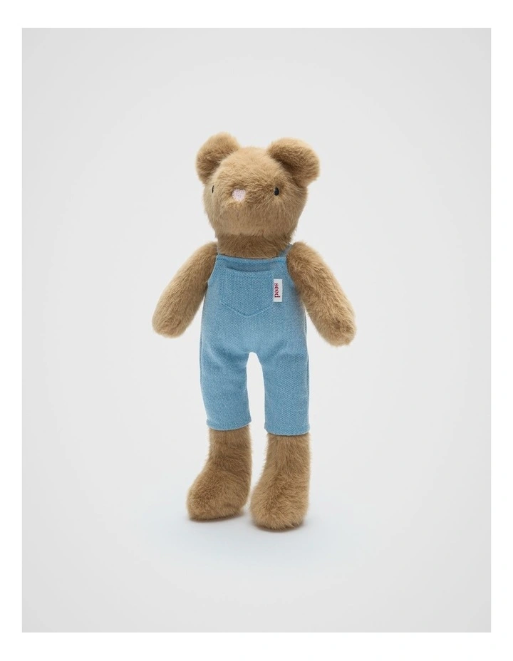 Mr Bear Denim Plush Toy image 1