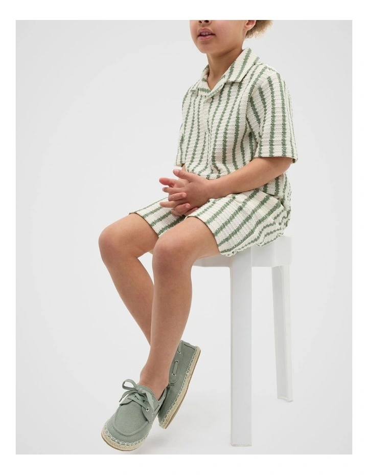 Espadrille Boat Shoe in Cactus image 2