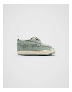 Mini Espadrille Boatshoe in Dusty Cactus