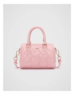 Heart Barrel Bag in Cupcake