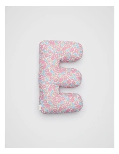 Ditsy Floral Initial Cushion in Multi