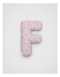 Ditsy Floral Initial Cushion in Multi