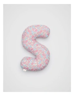 Ditsy Floral Initial Cushion in Multi