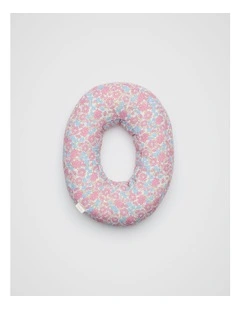 Ditsy Floral Initial Cushion in Multi