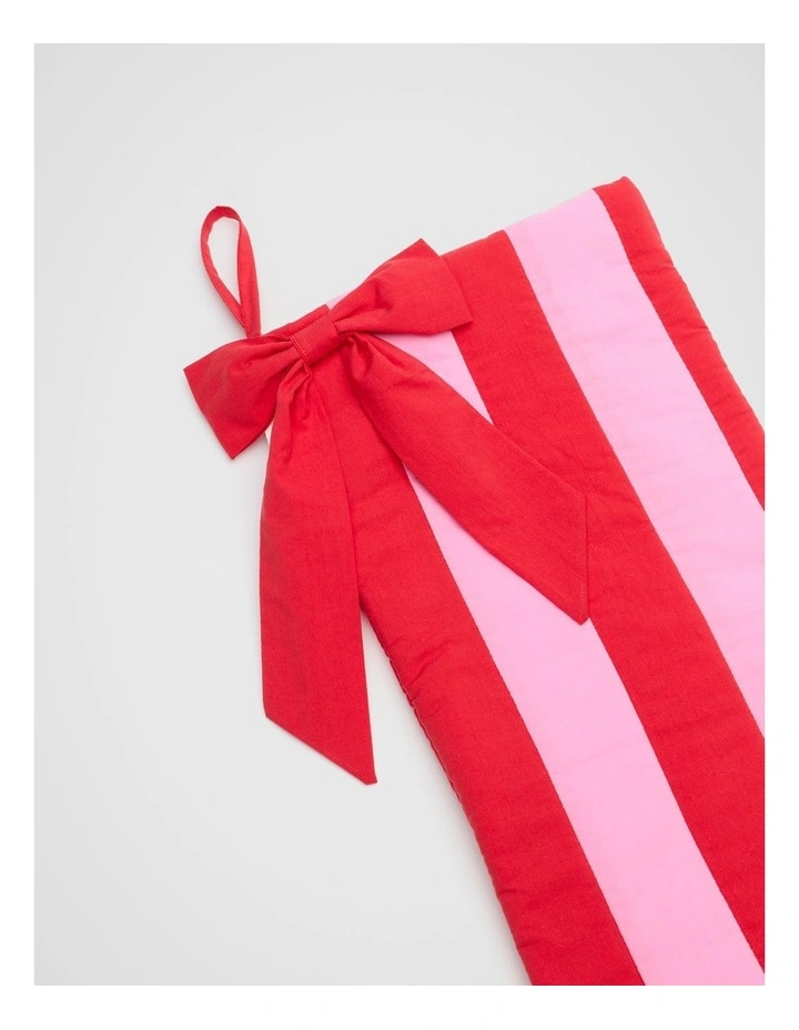 Christmas Stocking in Pink Multi image 2