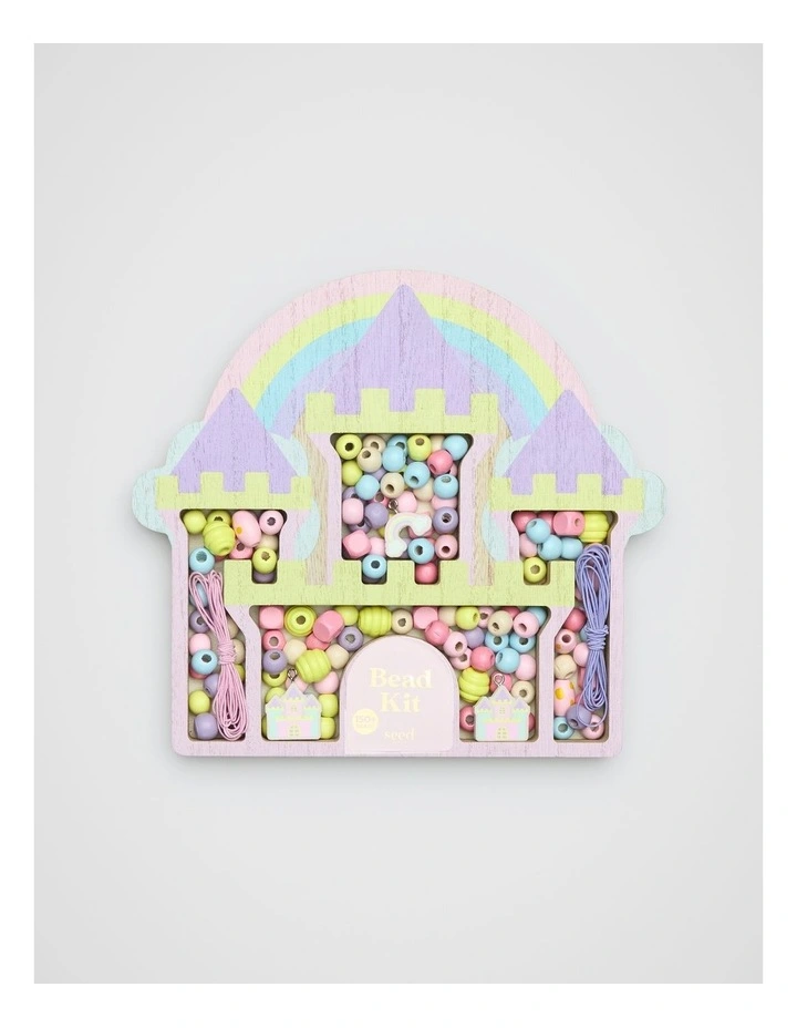 Wooden Castle Bead Kit in Multi image 1