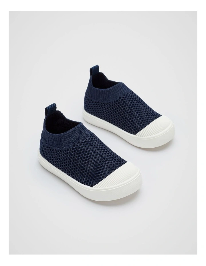 Classic Knit Sneaker in Midnight image 2