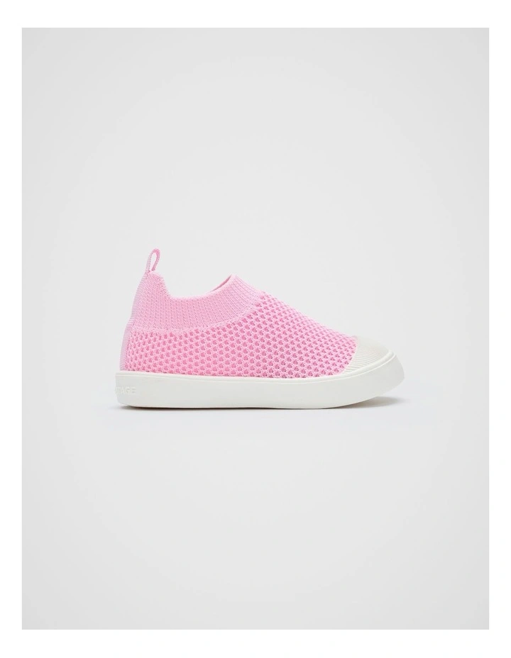 Classic Knit Sneaker in Candy Pink image 1
