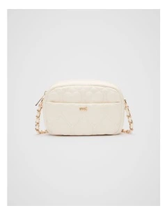 Quilted Heart Bag in Classic Cream