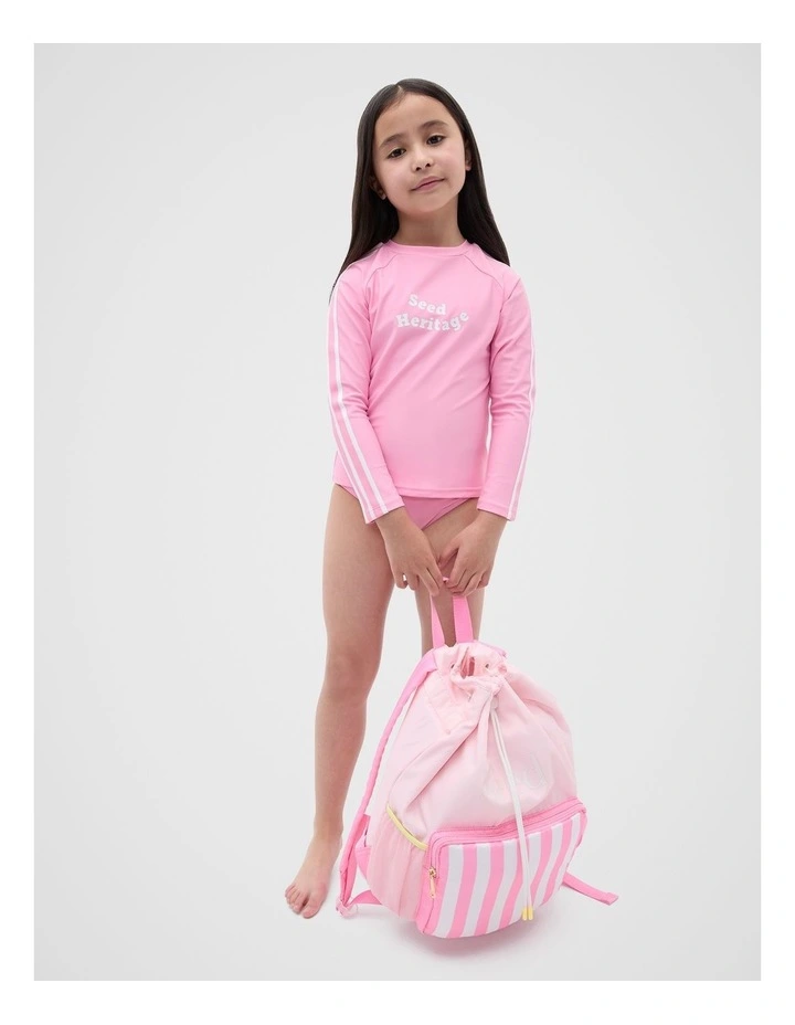 Swim Backpack in Cherry Blossom image 2