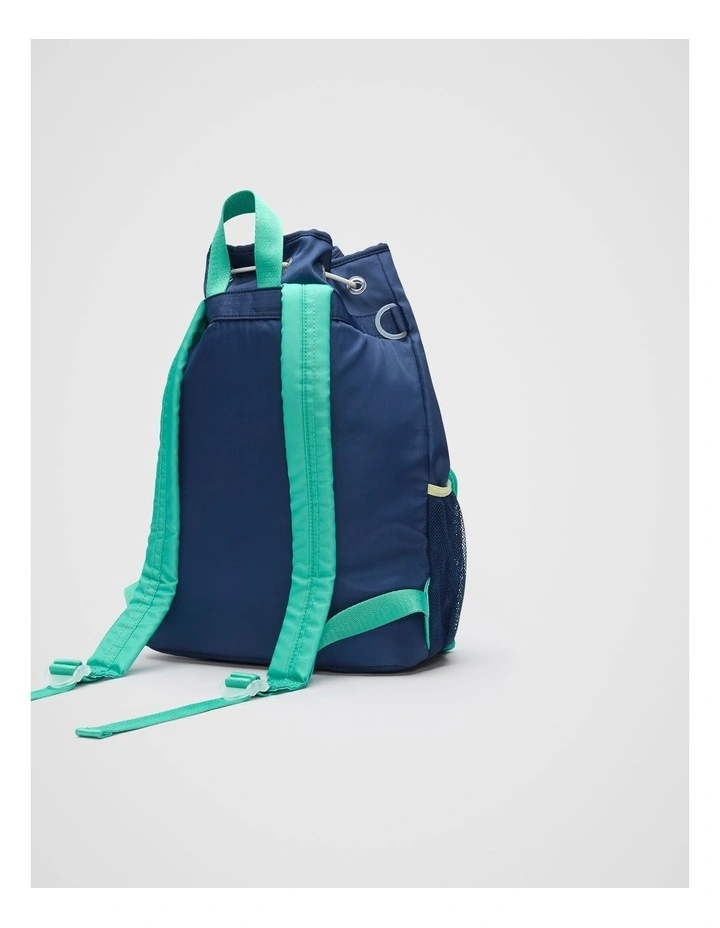 Swim Backpack in Washed Navy image 3