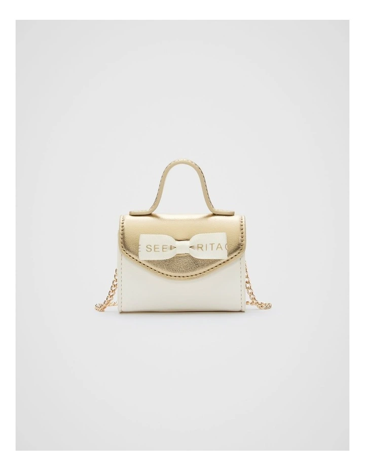 Micro Party Bag in Gold image 1