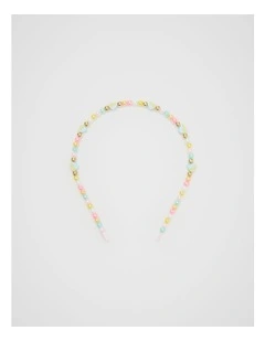 Summer Bead Alice Headband in Multi