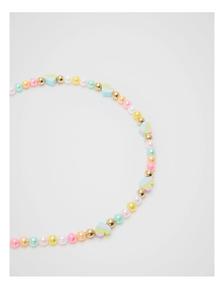 Summer Bead Alice Headband in Multi image 2