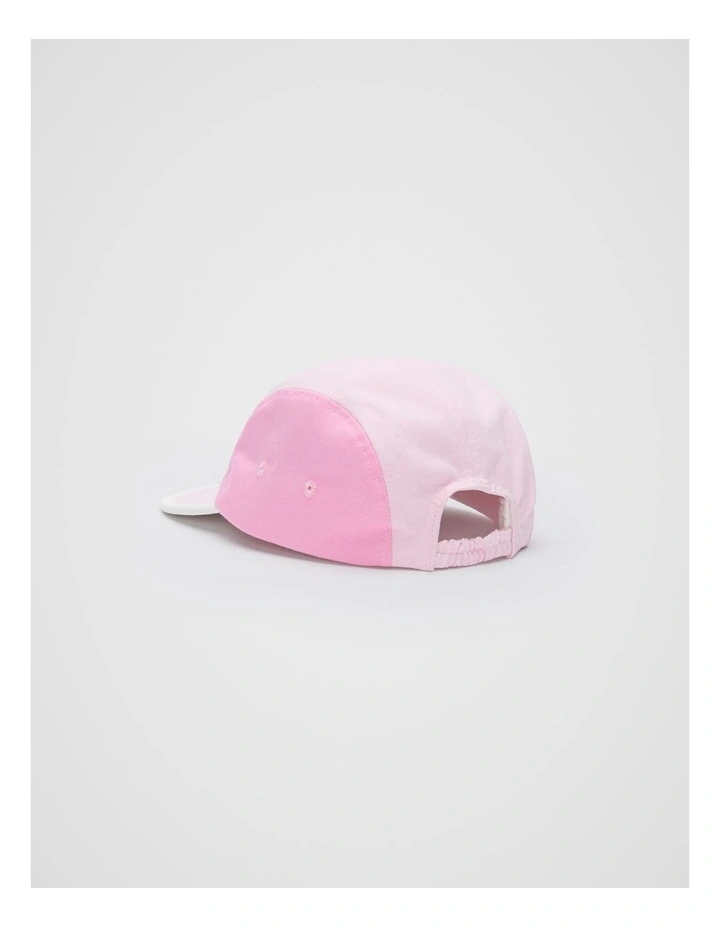 Mini 5 Panel Cap in Candy Pink image 2