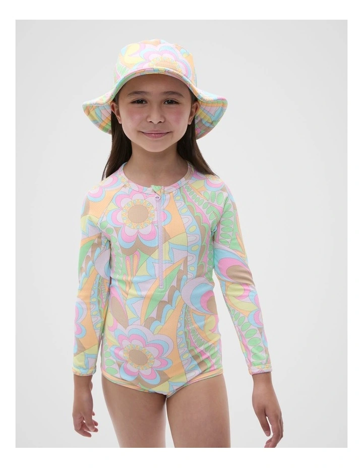 Paisley Swim Hat in Multi image 2