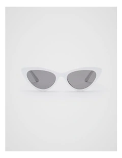 Cateye Sunglasses in Cream