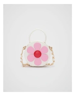 Flower Mini Cross Body Bag in Candy Pink
