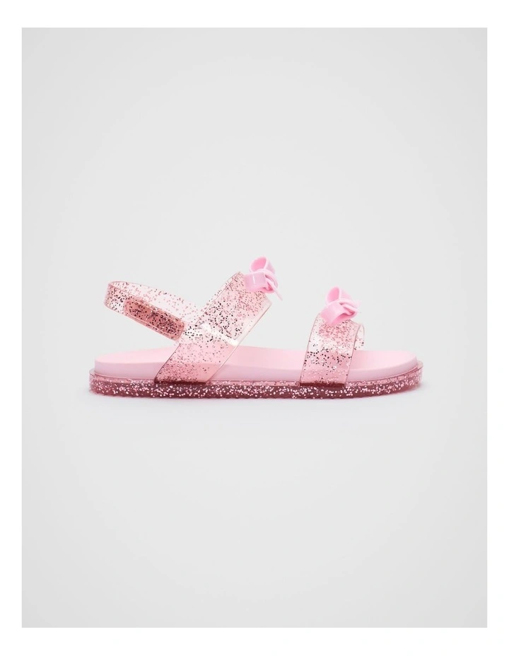 Double Bow Jelly Sandals in Cherry Blossom image 1