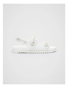 Jewel Mesh Sandal in Canvas