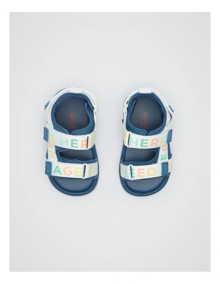 Mini Trek Sandal in Washed Navy image 2
